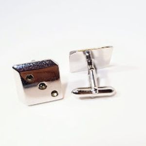 Swank VTG Dice Cuff Links Rhinestones